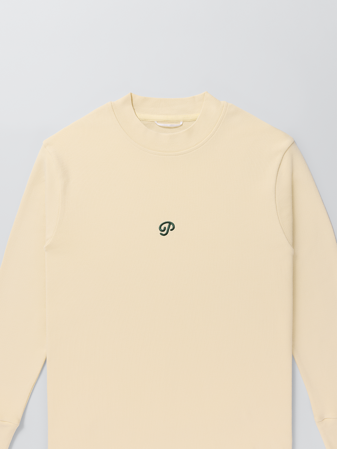 Public Athlete Long Sleeve Mock (Cream)