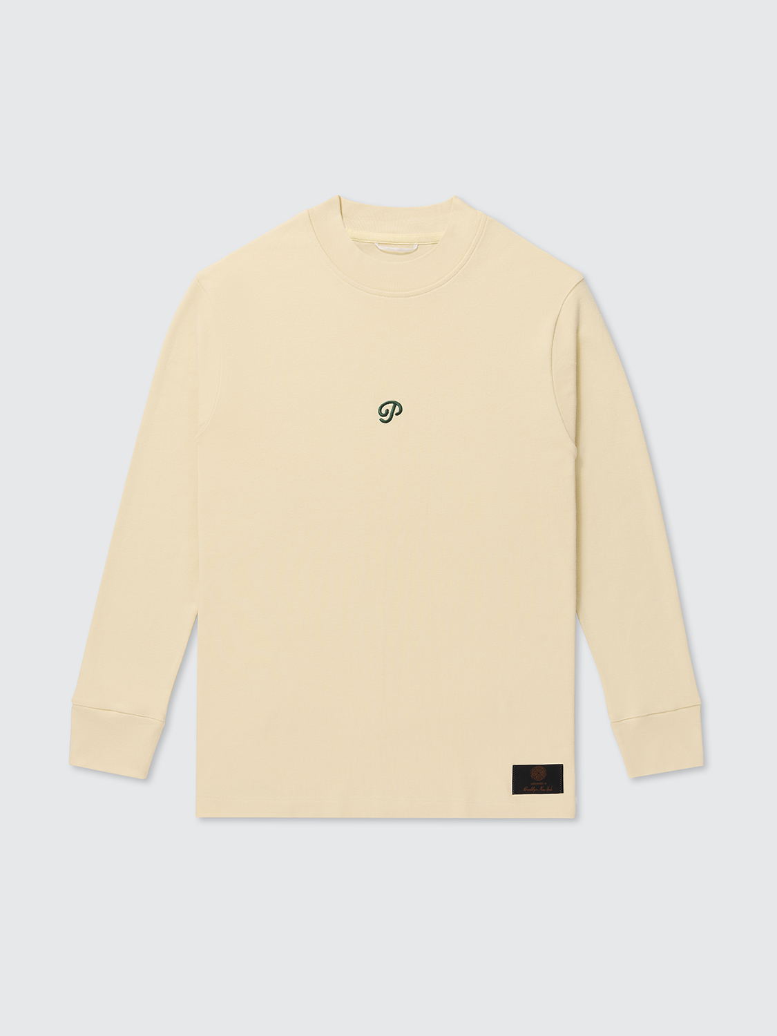 Public Athlete Long Sleeve Mock (Cream)