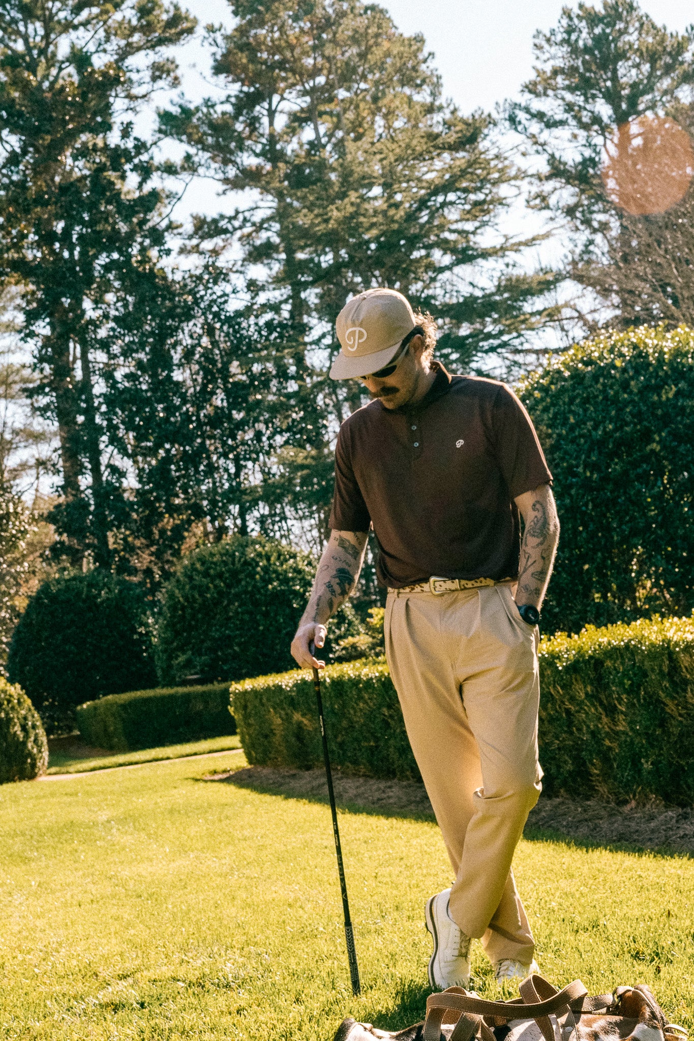 Public Athlete Polo (Coffee)