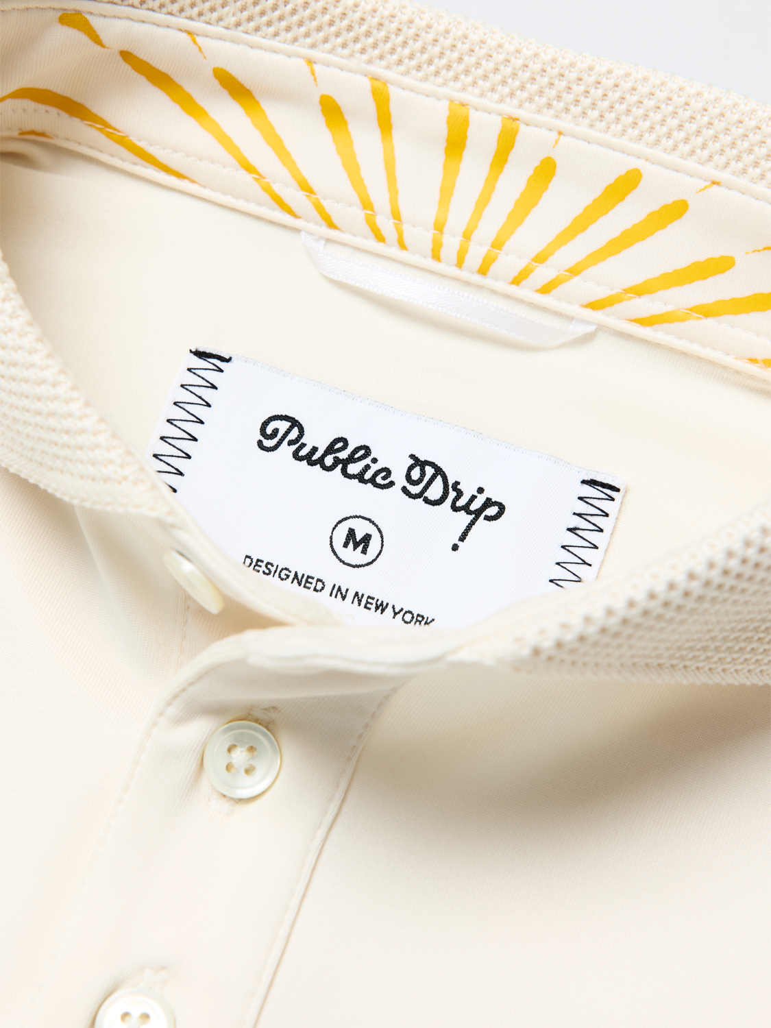 Public Athlete Polo (Cream)