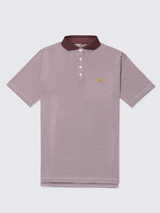 Public Athlete Striped Polo (Muave/White)