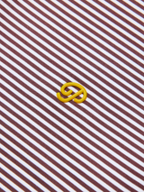 Public Athlete Striped Polo (Muave/White)