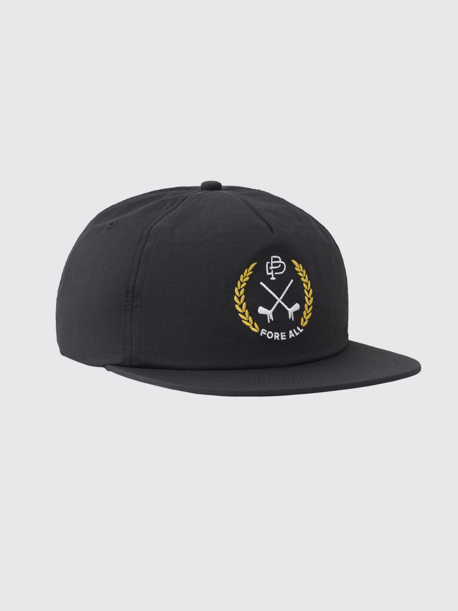 Fore All Nylon Snapback (Black)
