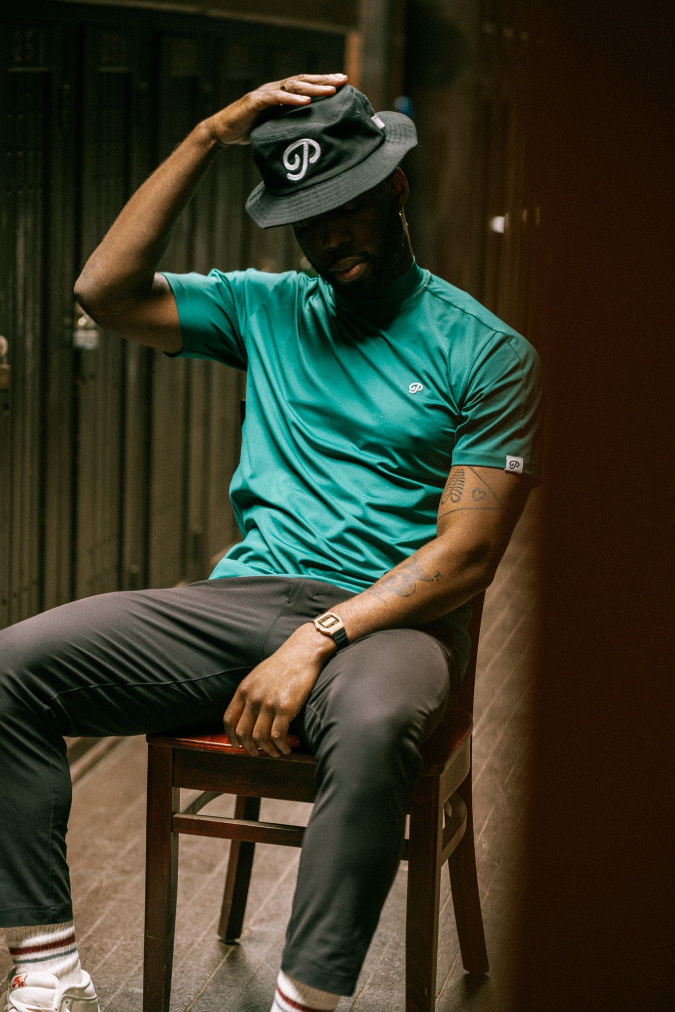 Public Athlete Mock Neck (Green)