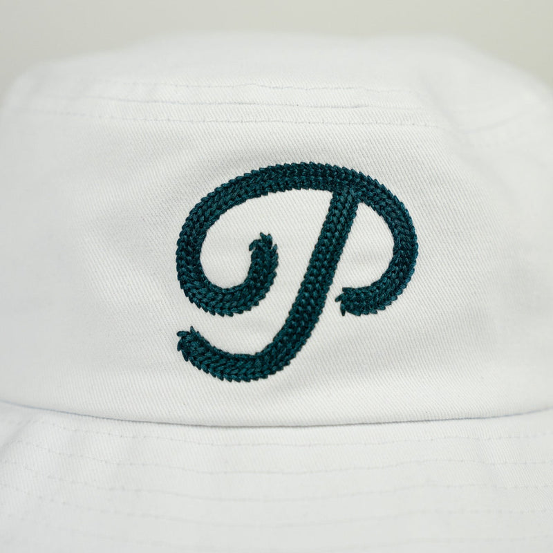 Script Bucket Hat (White)