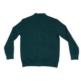 French Terry Cardigan (Forest Green)