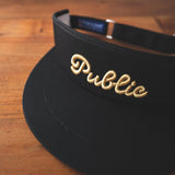 Public Drip Tour Visor (Black & Gold)