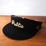 Public Drip Tour Visor (Black & Gold)